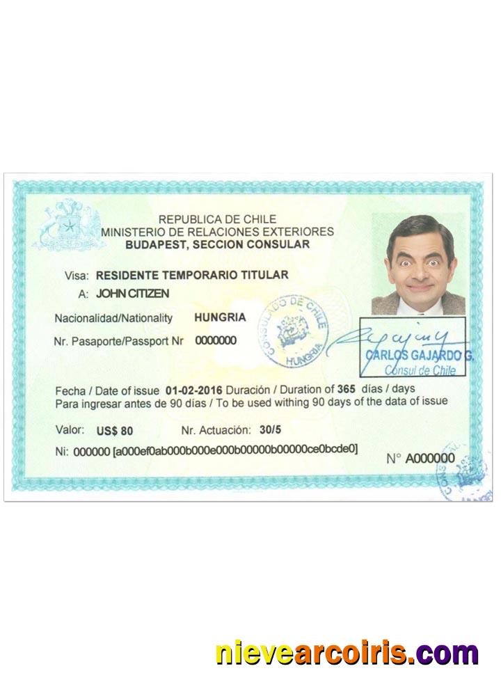 CHILE visa